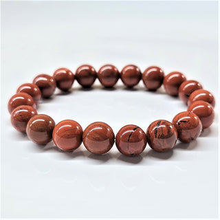 Jasper Bracelet (Red) ~ 10mm