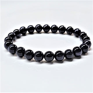 Goldstone Bracelet (Blue) ~ 8mm