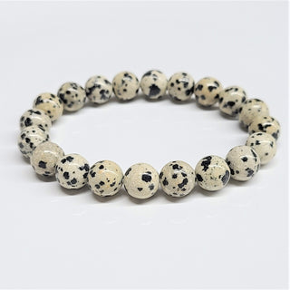 Jasper Bracelet (Dalmatian) ~ 8mm