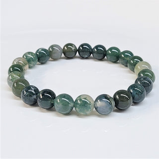Agate Bracelet (Moss) ~ 8mm