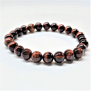 Tiger Eye Bracelet (Red) ~ 8mm