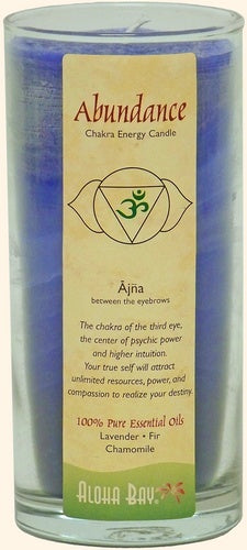 Third Eye Chakra Candle ~ Abundance