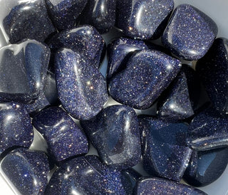 Goldstone (Blue) ~ Tumbled