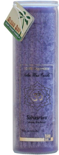 Crown Chakra Candle ~ Happiness (Fragrance-Free)