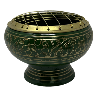 2.5" Brass Burner ~ Green