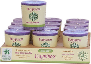 Happiness ~ Crown Chakra Votive