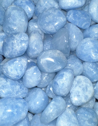 Calcite (Blue) ~ Tumbled