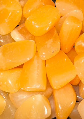 Calcite (Orange) ~ Tumbled