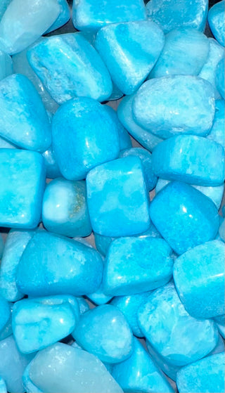 Aragonite (Dyed Blue) ~ Tumbled