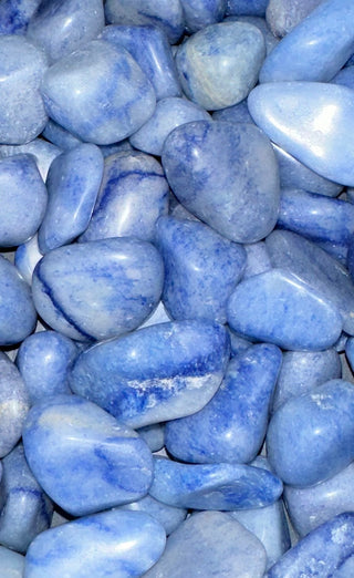 Dumortierite ~ Tumbled