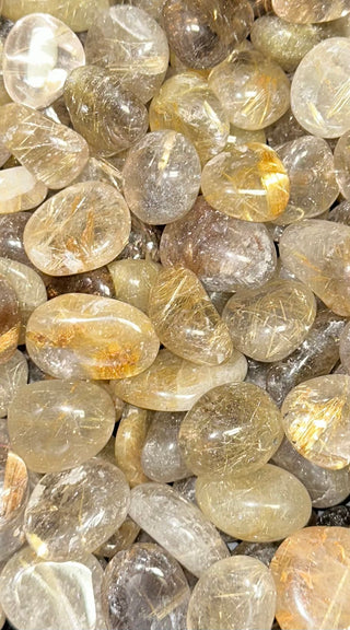 Quartz (Rutilated) ~ Tumbled