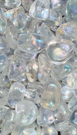 Quartz (Angel Aura) ~ Tumbled