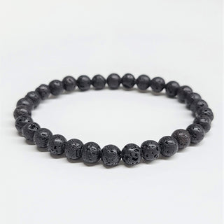 Lava Stone Bracelet ~ 6mm