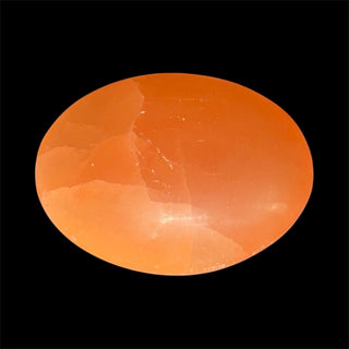 Selenite ~ Orange palm stone