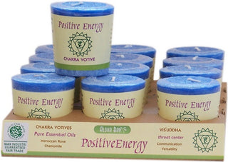 Positive Energy ~ Throat Chakra Votive