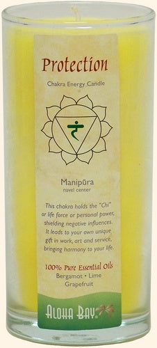 Solar Plexus Chakra Candle ~ Protection