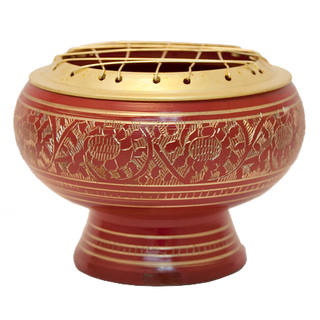 2.5" Brass Burner ~ Red