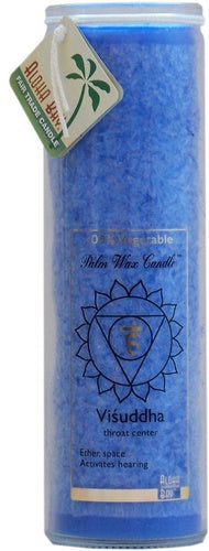 Throat Chakra Candle ~ Positive Energy (Fragrance-Free)