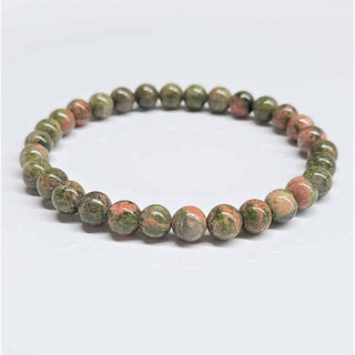 Jasper Bracelet (Unakite) ~ 6mm