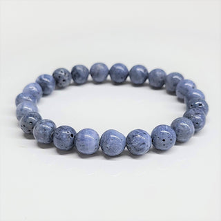 Blue Coral Bracelet ~ 8mm
