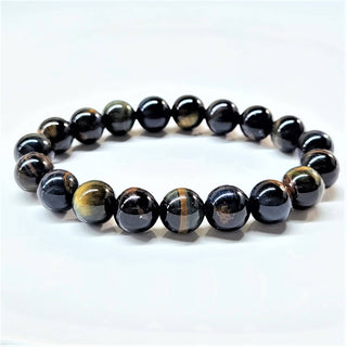 Tiger Eye Bracelet (Blue) ~ 10mm