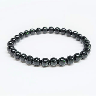 Goldstone Bracelet (Green) ~ 6mm