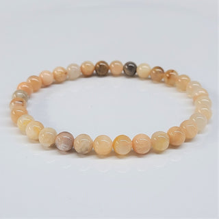 Moonstone Bracelet (Peach) ~ 6mm