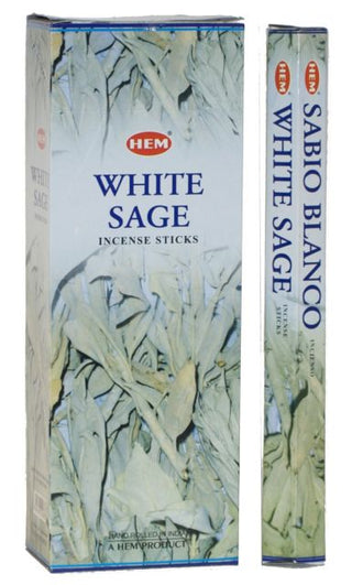 White Sage ~ HEM Incense Sticks