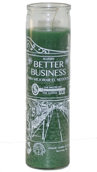 7 Day Candle ~ Better Business, Green