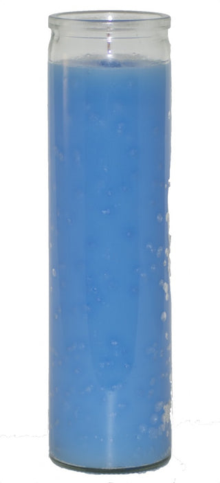 7 Day Candle ~ Light Blue