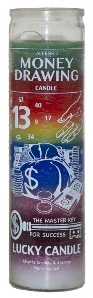 7 Day Candle ~ Money Drawing, 7 Color