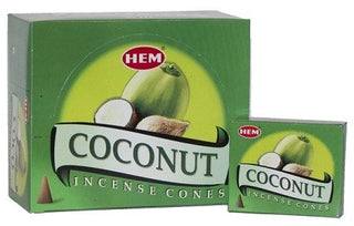 Coconut ~ HEM Incense Cones