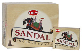 Sandal ~ HEM Incense Cones